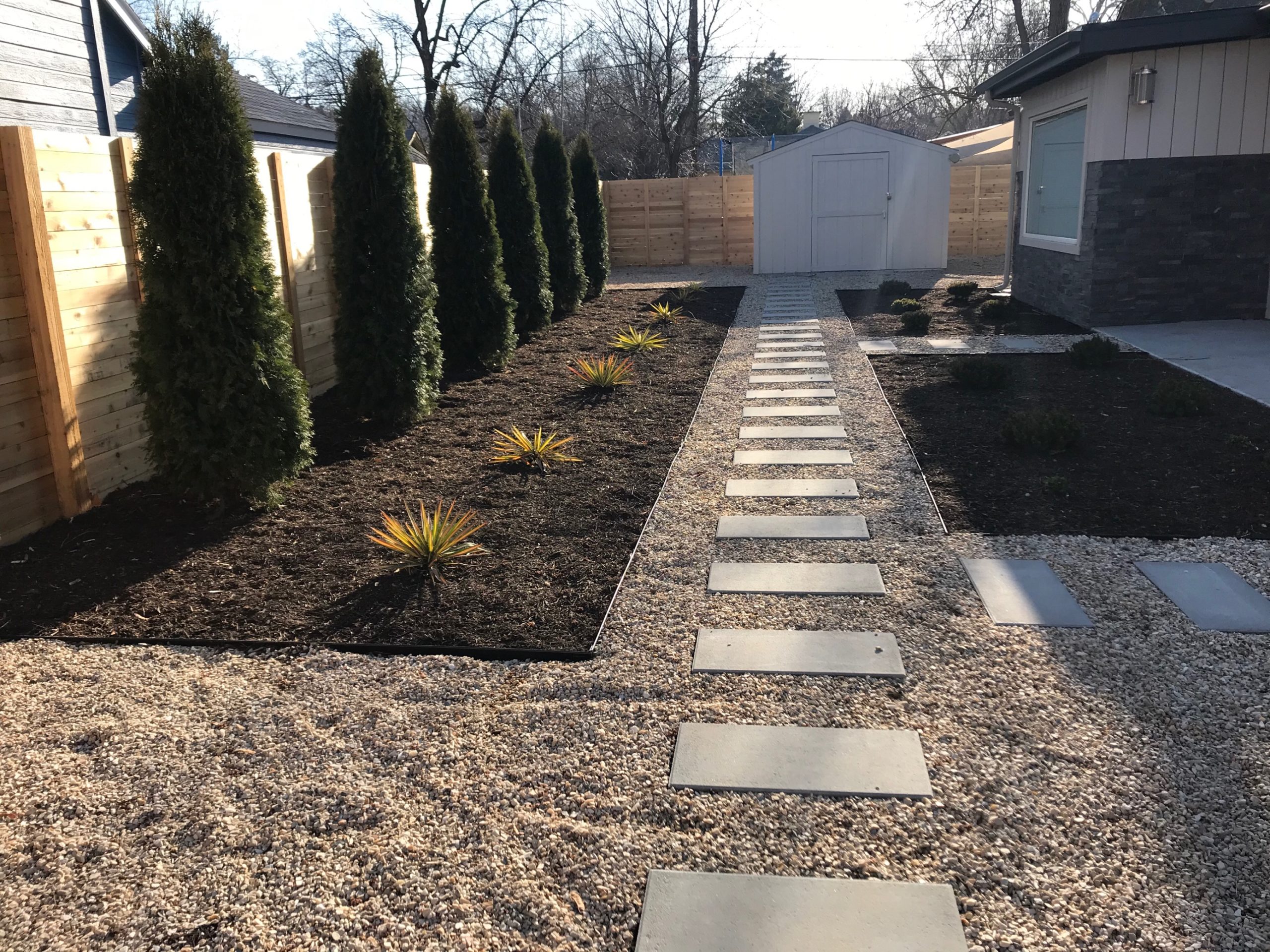 Walkway design by Franz Witte Landscape Contracting, Inc.